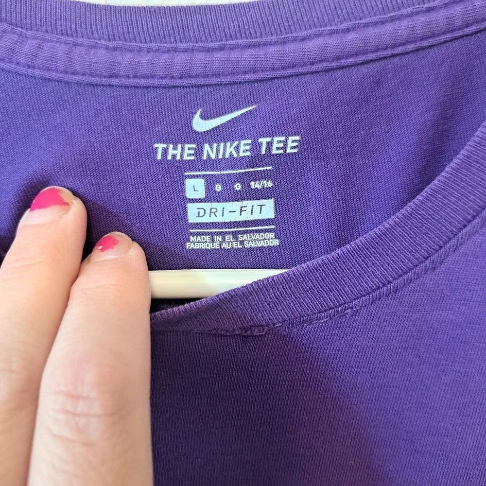 Nike Lakers Youth T-Shirt Bundle LeBron James 23 Purple Grey Kids Large 14-16